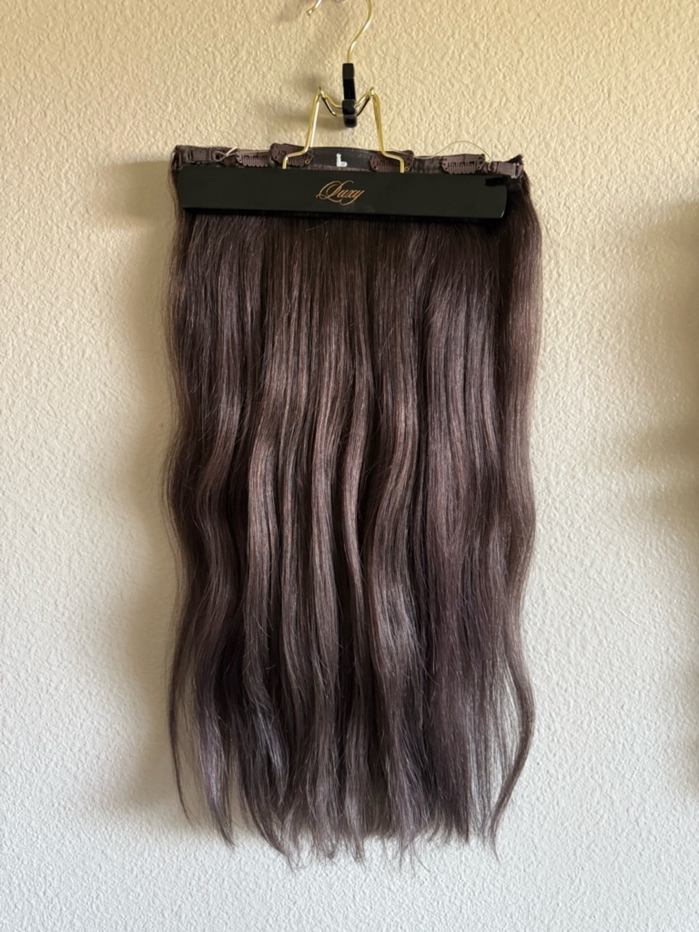 Luxy Hair 20" Cool Dark Brown Halo Hair Extensions Volume Bundle - 20" (225g)